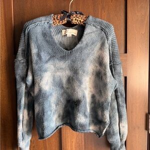Vintage Havana Blue Tie-Dye Sweater